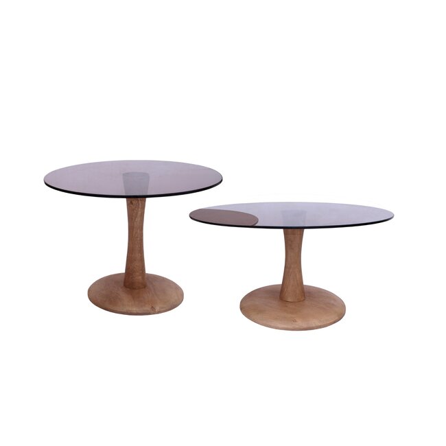 Brix Bijzettafel Brix Faye Almond 75 cm