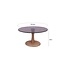 Brix Bijzettafel Brix Faye Almond 75 cm