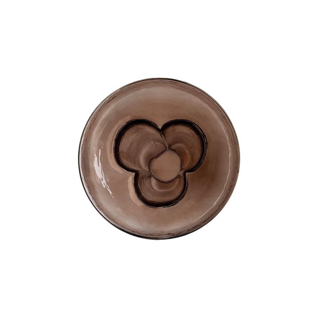 Brix Bijzettafel Brix Lio Smoke Bruin 37cm