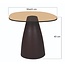 Brix Bijzettafel Brix Mylon Bruin 50cm