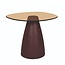 Brix Bijzettafel Brix Mylon Burgundy 50cm