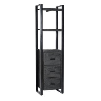 Livingfurn Boekenkast Norris 3 laden 55 cm