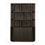 Livingfurn Boekenkast Novero Espresso 145cm