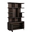 Livingfurn Boekenkast Rivano Basalt 145cm