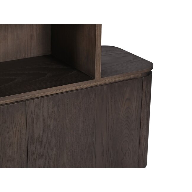 Livingfurn Boekenkast Rivano Basalt 145cm