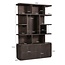 Livingfurn Boekenkast Rivano Basalt 145cm