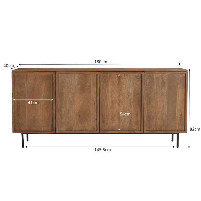 Livingfurn Dressoir Elan 180cm