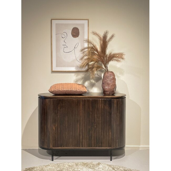 Livingfurn Dressoir Noor Walnoot 115cm