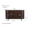Livingfurn Dressoir Noor Walnoot 170cm