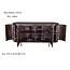 Livingfurn Dressoir Noor Walnoot 170cm