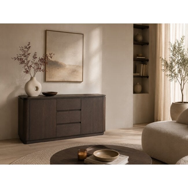 Livingfurn Dressoir Rivano Basalt 180cm