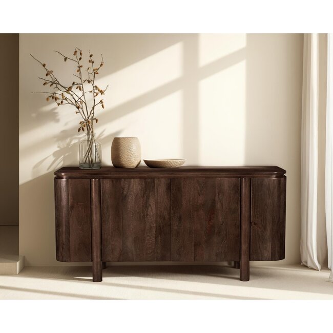 Livingfurn Dressoir Salano Bruin 170 cm