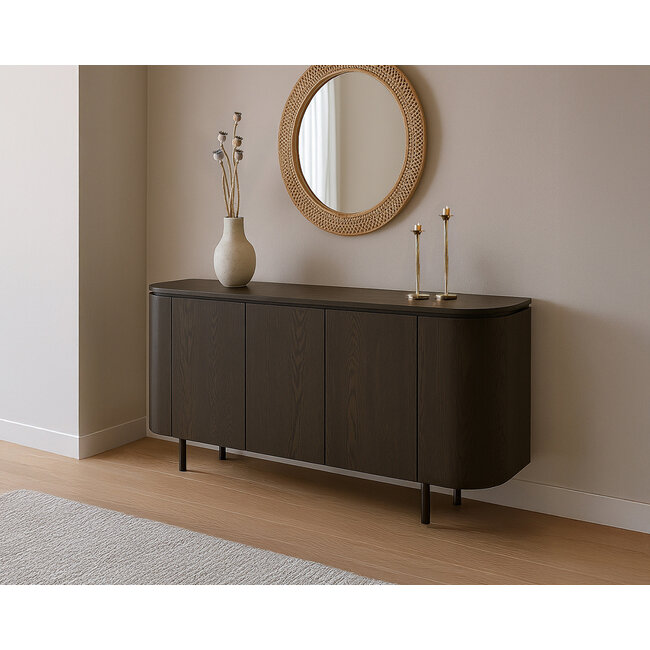 Livingfurn Dressoir Tobago Espresso 170cm
