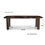 Brix Eetkamertafel Brix Badou 240cm