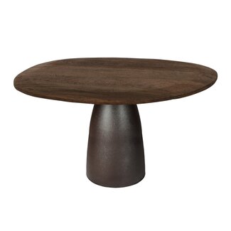 Brix Eetkamertafel Brix Marron Espresso 140cm