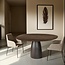 Brix Eetkamertafel Brix Marron Espresso 140cm