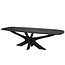 Brix Eetkamertafel Brix Montreaux Zwart 220cm