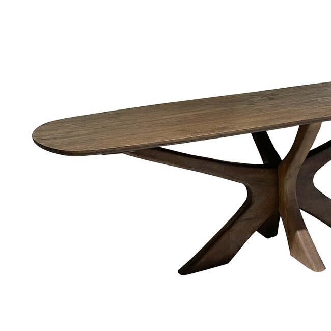 Brix Eetkamertafel Brix Montreaux Bruin 220cm