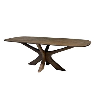 Brix Eetkamertafel Brix Montreaux Bruin 250cm
