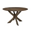 Brix Eetkamertafel Brix Montreaux Rond Bruin 130cm