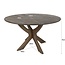 Brix Eetkamertafel Brix Montreaux Rond Bruin 130cm
