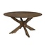 Brix Eetkamertafel Brix Montreaux Rond Bruin 150cm