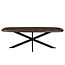 Livingfurn Eetkamertafel Jesper Deens Ovaal Bruin 180 cm
