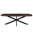 Livingfurn Eetkamertafel Jesper Deens Ovaal Bruin 230 cm