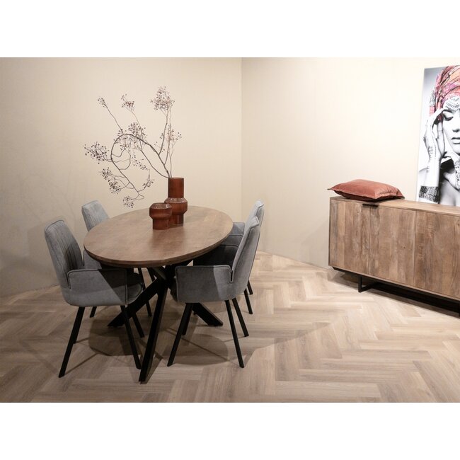 Livingfurn Eetkamertafel Jesper Ovaal 160 cm