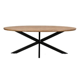 Livingfurn Eetkamertafel Jesper Ovaal 210 cm