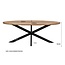 Livingfurn Eetkamertafel Jesper Ovaal 210 cm