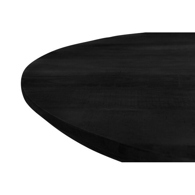 Livingfurn Eetkamertafel Jesper Ovaal Zwart 240 cm