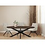 Livingfurn Eetkamertafel Jesper Ovaal Bruin 210 cm