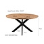 Livingfurn Eetkamertafel Jesper Rond 140cm