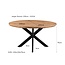 Livingfurn Eetkamertafel Jesper Rond 150cm