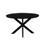 Livingfurn Eetkamertafel Jesper Rond Zwart 120cm