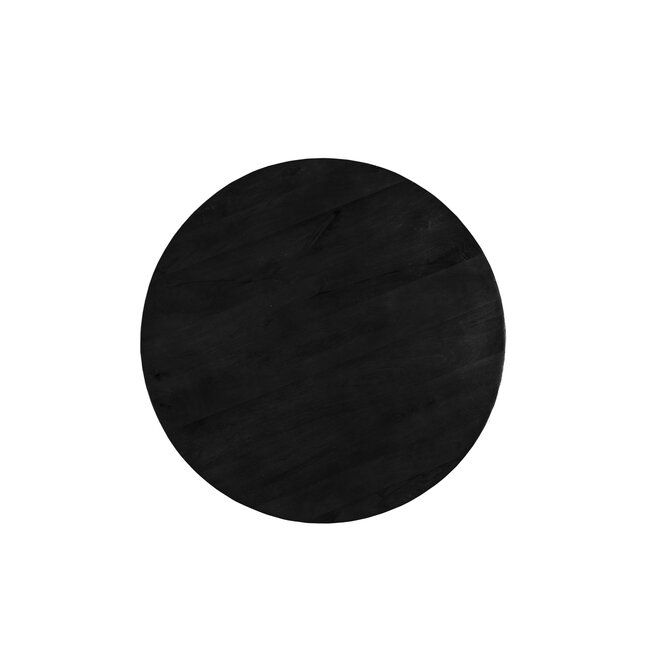 Livingfurn Eetkamertafel Jesper Rond Zwart 120cm