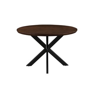 Livingfurn Eetkamertafel Jesper Rond Bruin 120cm