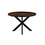 Livingfurn Eetkamertafel Jesper Rond Bruin 120cm