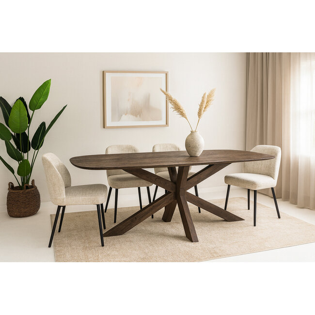 Lifestyle Eetkamertafel Lissabon 210cm