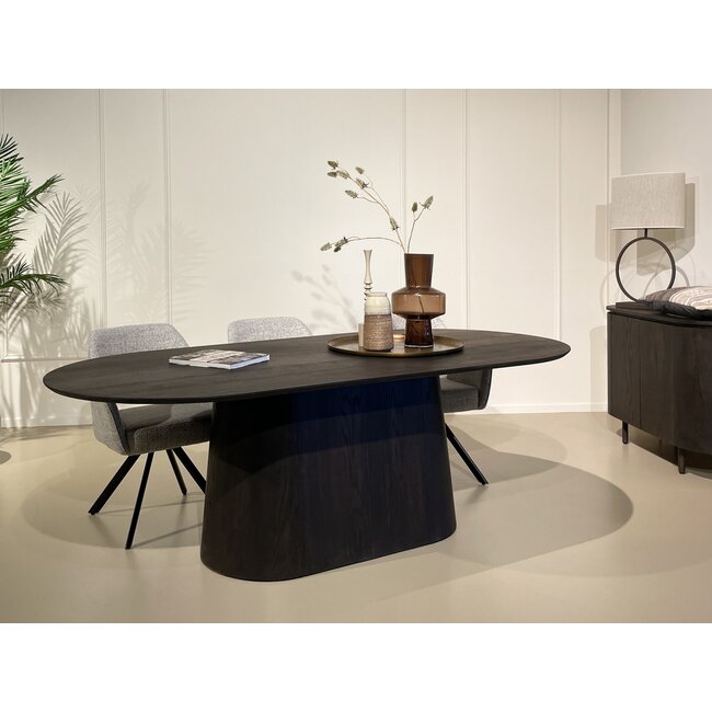 Livingfurn Eetkamertafel Novero Espresso 230cm
