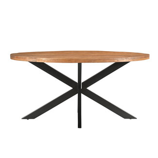 Livingfurn Eetkamertafel Rocky Ovaal 180 cm