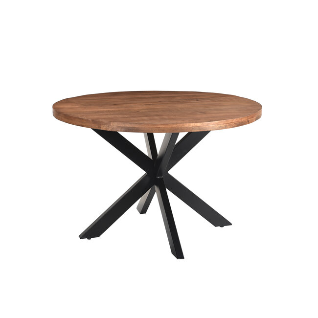 Livingfurn Eetkamertafel Rocky Rond Spider 120cm