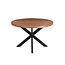 Livingfurn Eetkamertafel Rocky Rond Spider 130cm