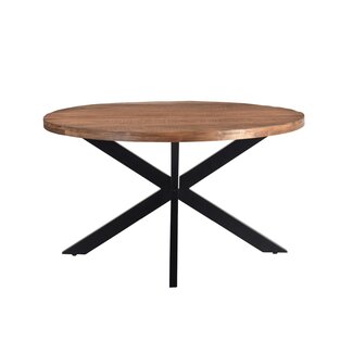 Livingfurn Eetkamertafel Rocky Rond Spider 140cm