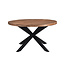 Livingfurn Eetkamertafel Rocky Rond Spider 150cm