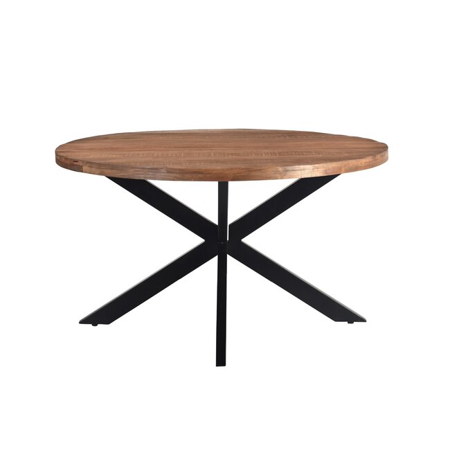 Livingfurn Eetkamertafel Rocky Rond Spider 150cm