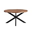 Livingfurn Eetkamertafel Rocky Rond Spider 150cm