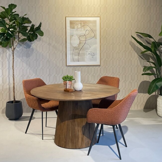Livingfurn Eetkamertafel Salvator 130cm