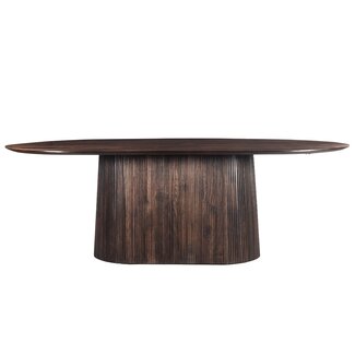 Livingfurn Eetkamertafel Salvator Walnoot 230cm